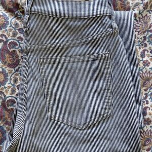 Jcrew stripped wide leg jeans, size 29